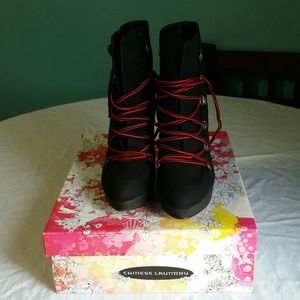 COPY - Brand new sexy laced up shoe boots 8.5